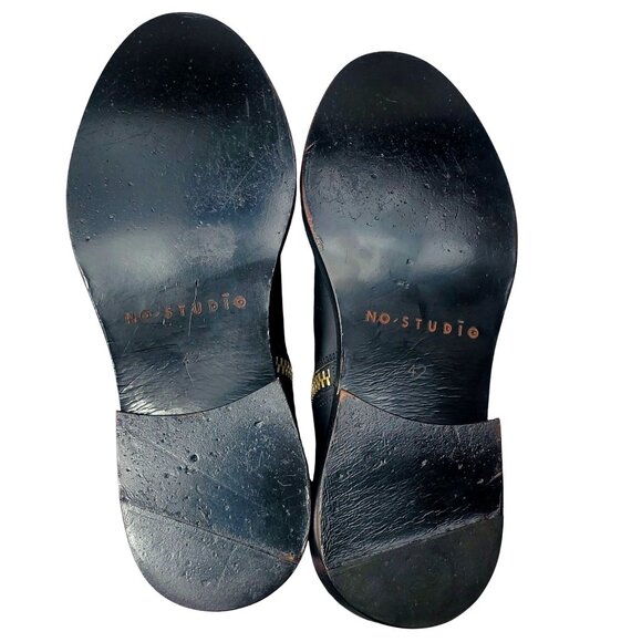 Rare Avant Garde Boots Size 42 Late 90s Early Y2K Leather & Canvas No Studio - Picture 7 of 14